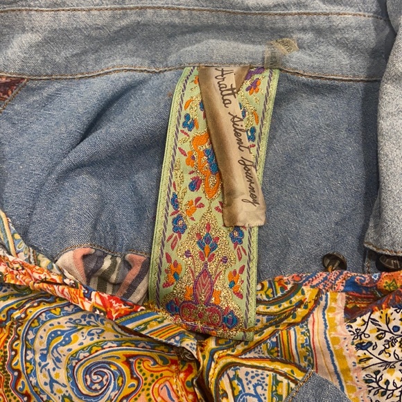 Aratta Celine Paisley Plaid Shirt Size Small - Picture 8 of 9